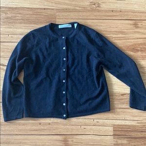 Valerie Stevens black cashmere sweater